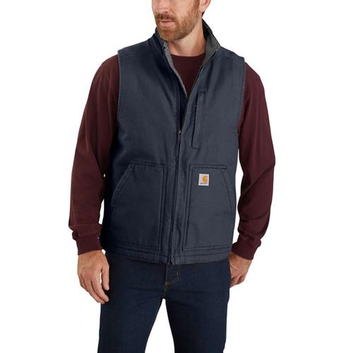 Carhartt Men's Sherpa Lined Mock Neck Vest Big and Tall Sizes