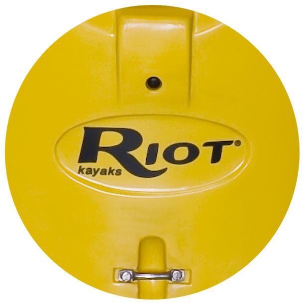Riot Escape 12 Kayak with Rudder YELLOW