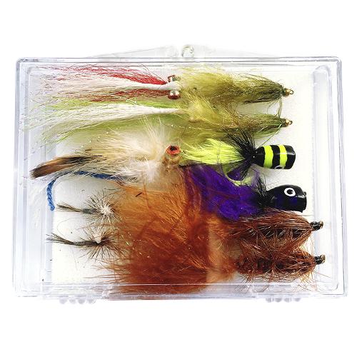 The Creative Angler Bass and Panfish 12 Fly Selection Box Set