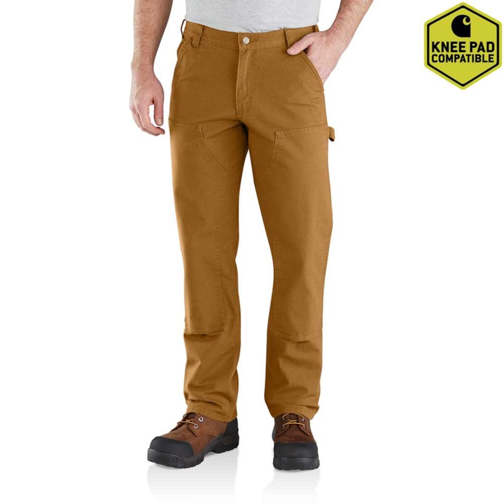 Carhartt Men's Rugged Flex Relaxed Fit Duck Double Front Pant CARHARTT_BROWN
