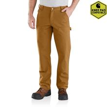 Carhartt Men's Rugged Flex Relaxed Fit Duck Double Front Pant CARHARTT_BROWN