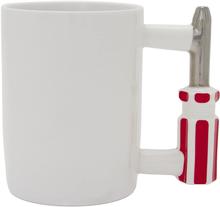 AGS Screwdriver Grip Coffee Mug WHITE_RED_WHITE