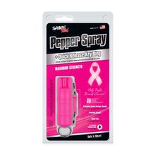 Sabre Pepper Spray with Quick Release Key Ring PINK