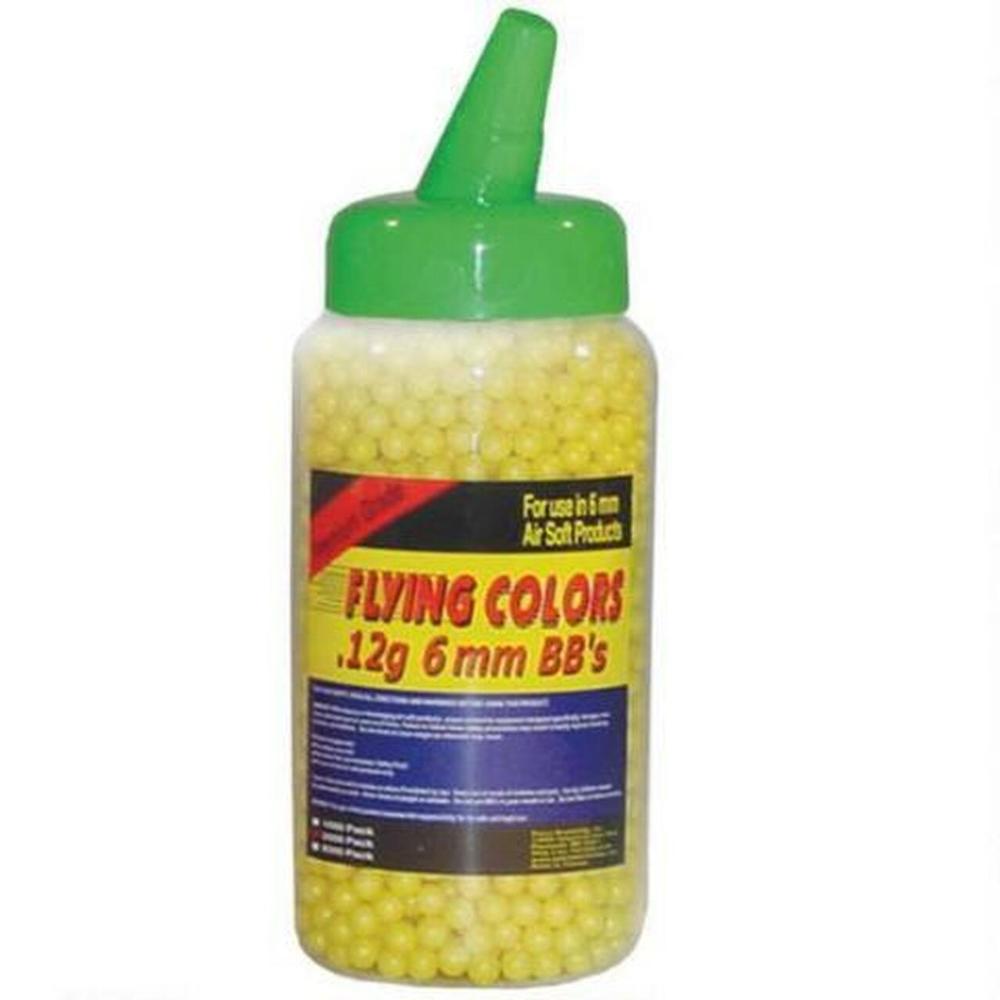 Palco Flying Colors 6mm Airsoft BBs 2000ct ASSORTED