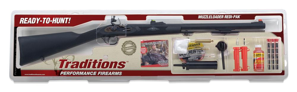  Traditions Firearms Deerhunter Redi- Pack Muzzleloading Rifle Package