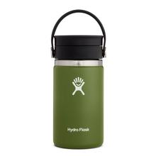 Hydroflask 12oz Wide Mouth with Flex Sip Lid OLIVE