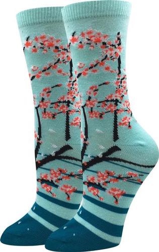 Sock Harbor Women's Cherry Blossom Socks