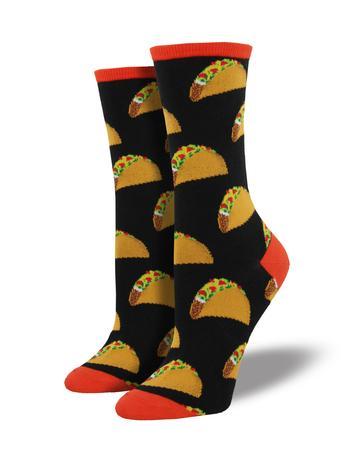 Socksmith Women's Tacos Socks BLACK