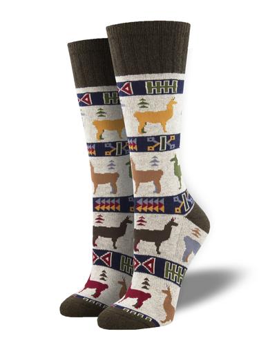 Socksmith Llama Out of Here Recycled Wool Socks