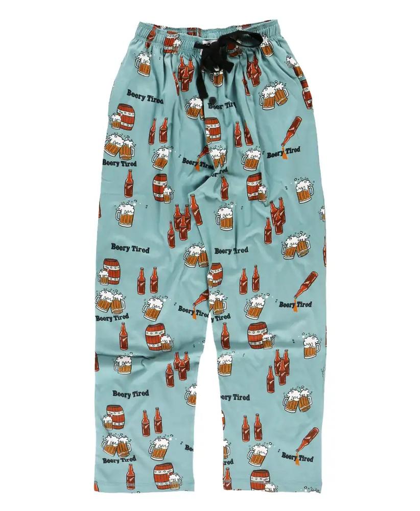  Lazy One Men's Beery Tired Pajama Pants
