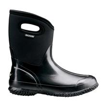Bogs Women's Classic Mid Solid Rain Boot BLACK