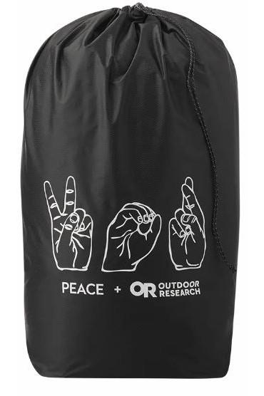 Outdoor Research 5L Packout Graphic Stuff Sacks BLACK