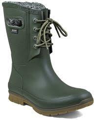 Bogs Womens Amanda Plush Boots DARK_GREEN