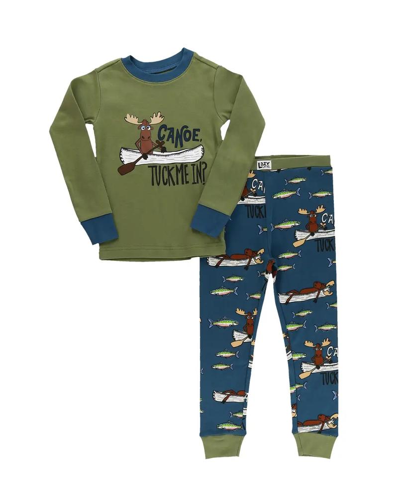  Lazy One Kids ' Canoe Tuck Me In Pajama Set