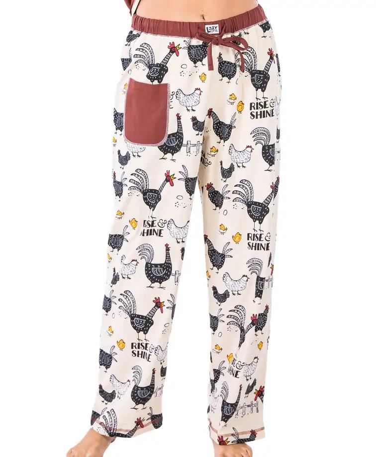 Kenco Outfitters | Lazy One Women's Rise and Shine Chicken Pajama Pants