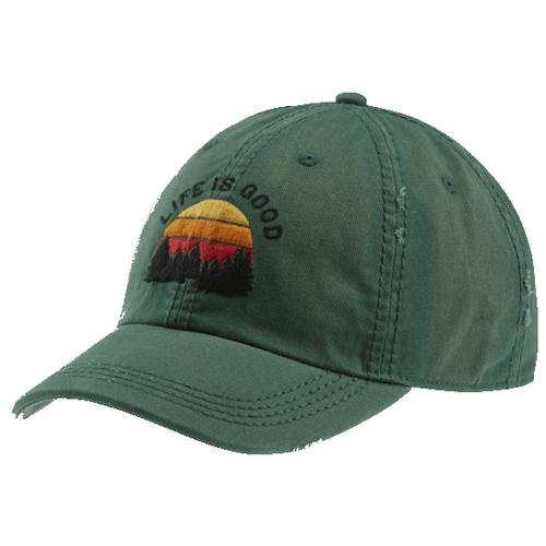 Life Is Good Sunset Forest Sunwashed Chill Cap