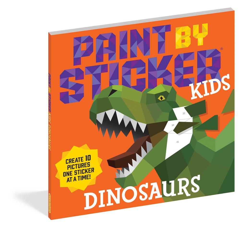 Paint By Stickers Kids Dinosaurs DINO