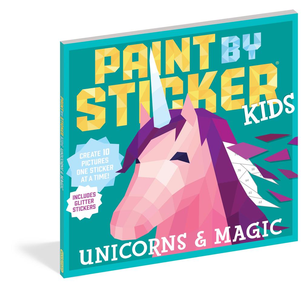  Paint By Stickers Kids Unicorns And Magic