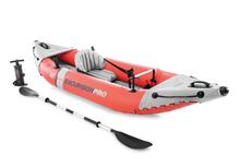 Intex Excursion Pro K1 Inflatable Kayak with Paddle and Pump ORANGE/GRAY