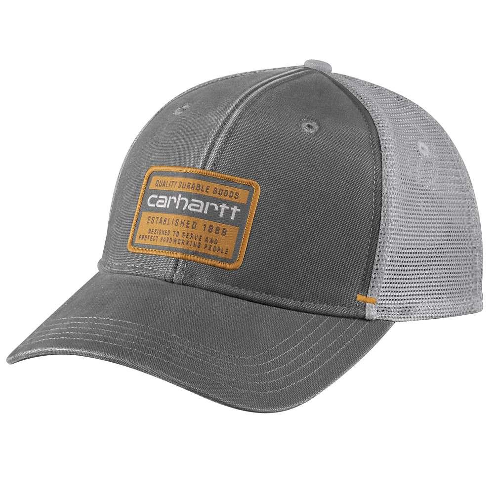 Carhartt Canvas Mesh-Back Quality Graphic Cap CHARCOAL