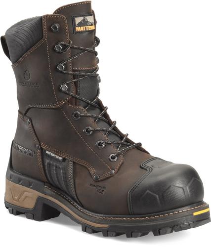 Matterhorn Men's Maximus 2 Waterproof 8in Composite Toe Logger Boot