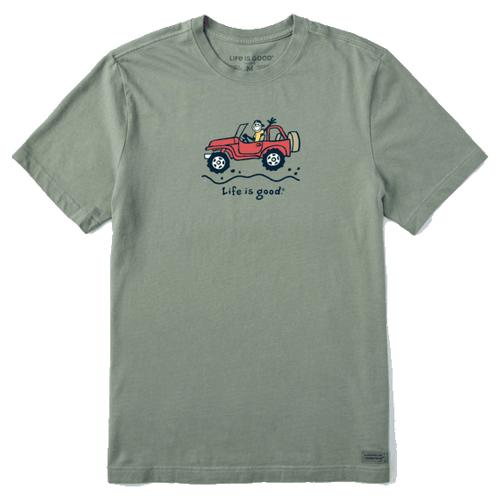 Life Is Good Men's Off Road Jake Vintage Crusher Tee