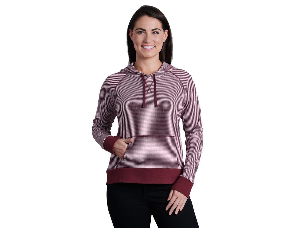 Kuhl Women's Stria Pullover Hoody BARBERRY