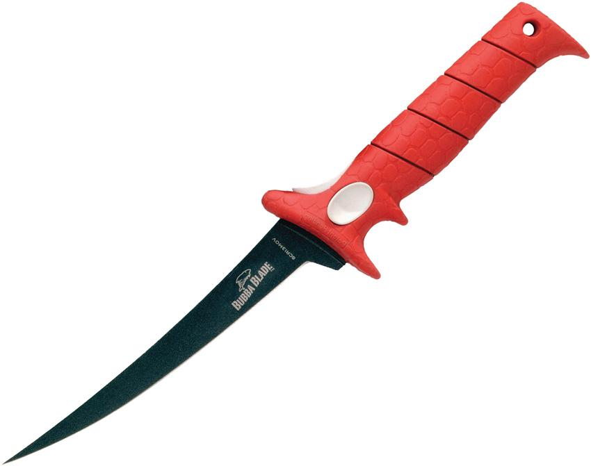 Bubba Blade Tapered Flex Fillet Knife RED