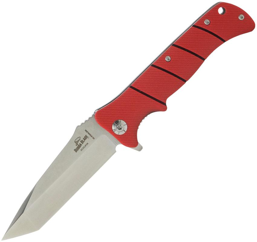 Bubba Blade Sculpin Linerlock Knife RED