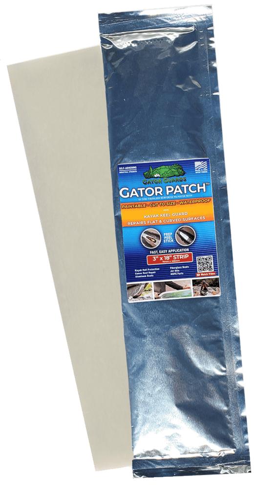  Gator Patch Marine Keel Guard 3x18- Inch Fiberglass Polyester Patch