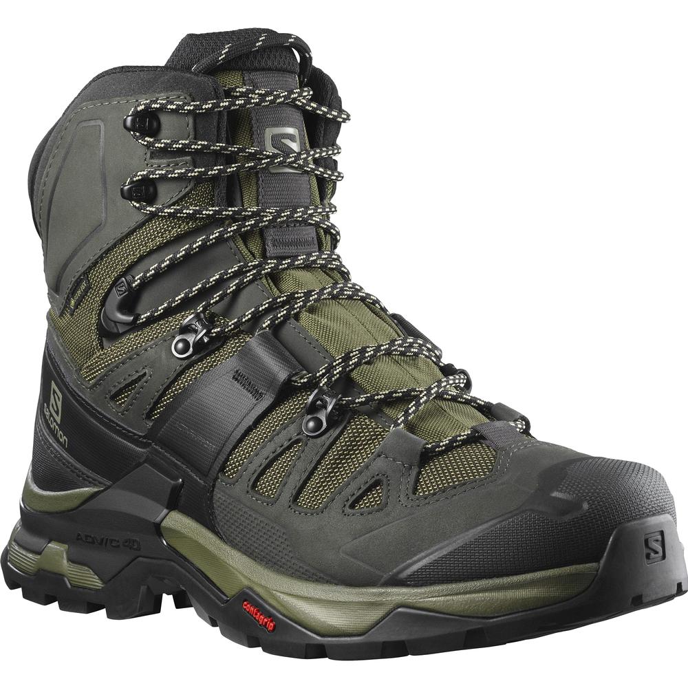 Salomon Men's Quest 4 GTX Hiking Boots OLV/PEAT/SAFARI