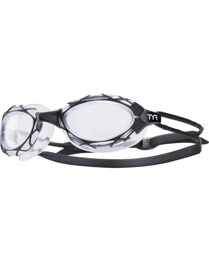 Tyr Nest Pro Adult Fit Swim Goggles CLEAR_BLK