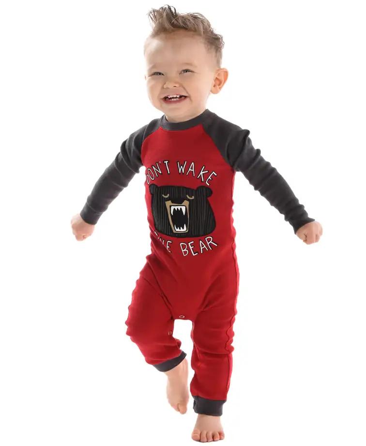  Lazy One Infant Don ' T Wake The Bear Union Suit