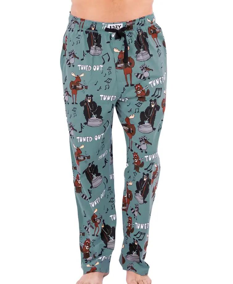 Lazy One Adult Tuned Out Pajama Pants TUNEDOUT