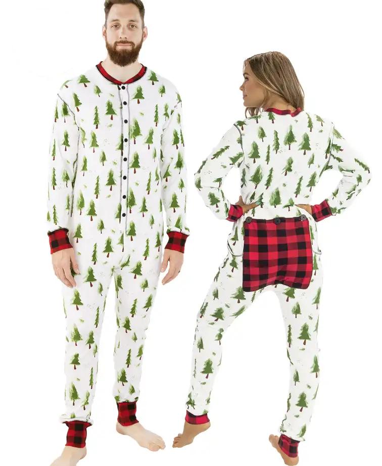  Lazy One Adult Evergreen Plaid Flapjack Pajamas
