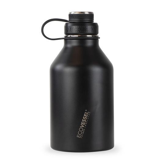 Ecovessel The Boss 64oz Insulated Growler BLACK_SHADOW