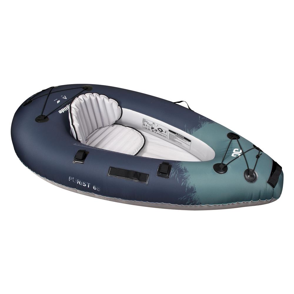 Aquaglide Backwoods Purist 65 Inflatable Kayak BLACK