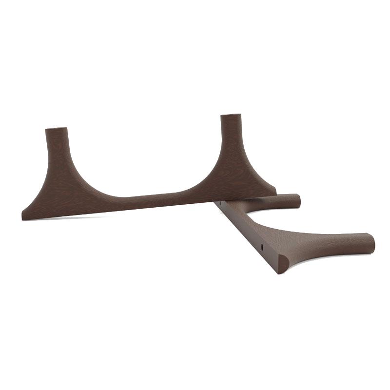Kenco Outfitters Seat Truss Spacer Set for Mad River Canoes Walnut Finish WALNUT
