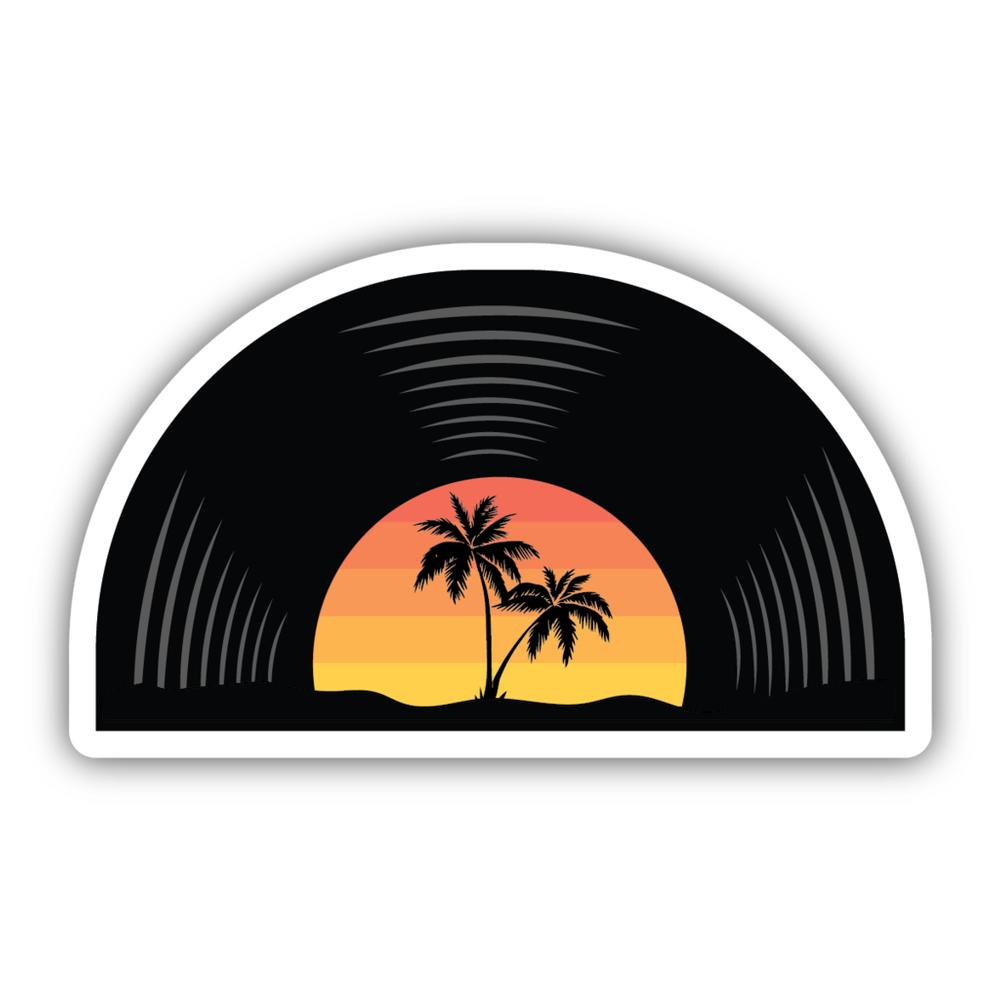  Stickers Northwest Palm Tree Vinyl Sticker