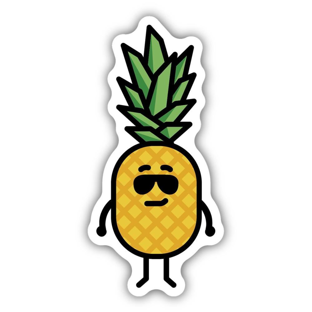  Stickers Northwest Pineapple Sunglasses Sticker