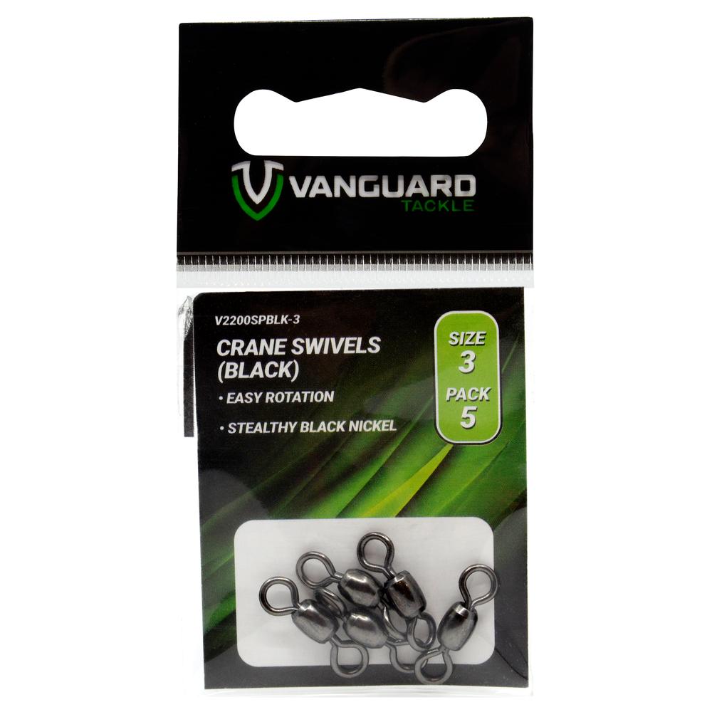  Vanguard Black Crane Swivels Pack Of 5
