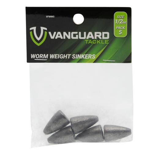 Vanguard Worm Weight Sinkers 5 Pack