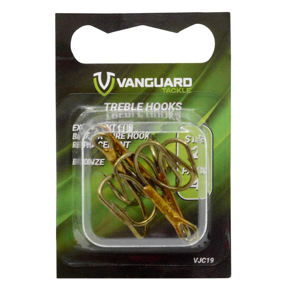  Vanguard Treble Hooks Size 2 Pack Of 4