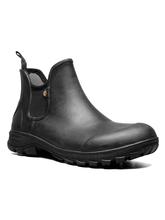 Bogs Men's Sauvie Slip On Waterproof Boot BLACK