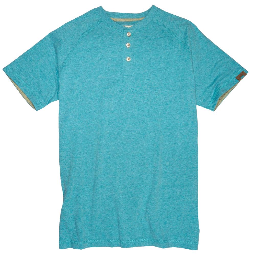  Dakota Grizzly Men's Rhett Henley Short Sleeve Shirt