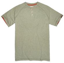 Dakota Grizzly Men's Rhett Henley Short Sleeve Shirt MIST