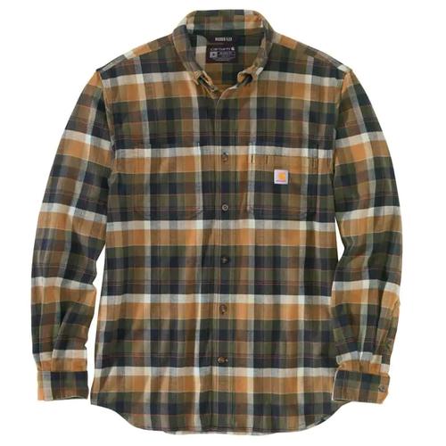 Carhartt Men's Rugged Flex Midweight Flannel Relaxed Fit Shirt Big and Tall Sizes