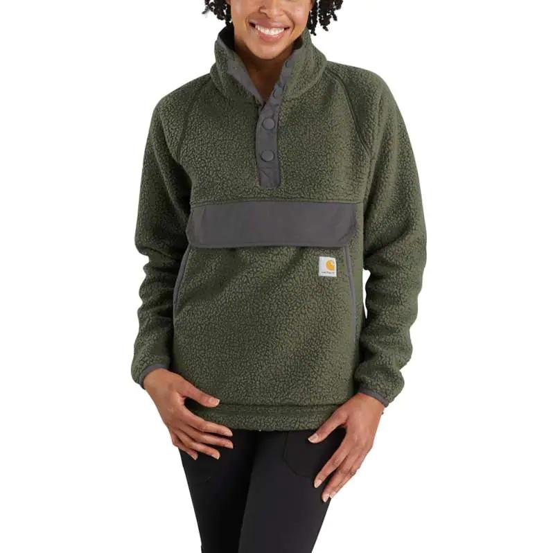 Carhartt Women's Quarter Snap Fleece Jacket BASIL