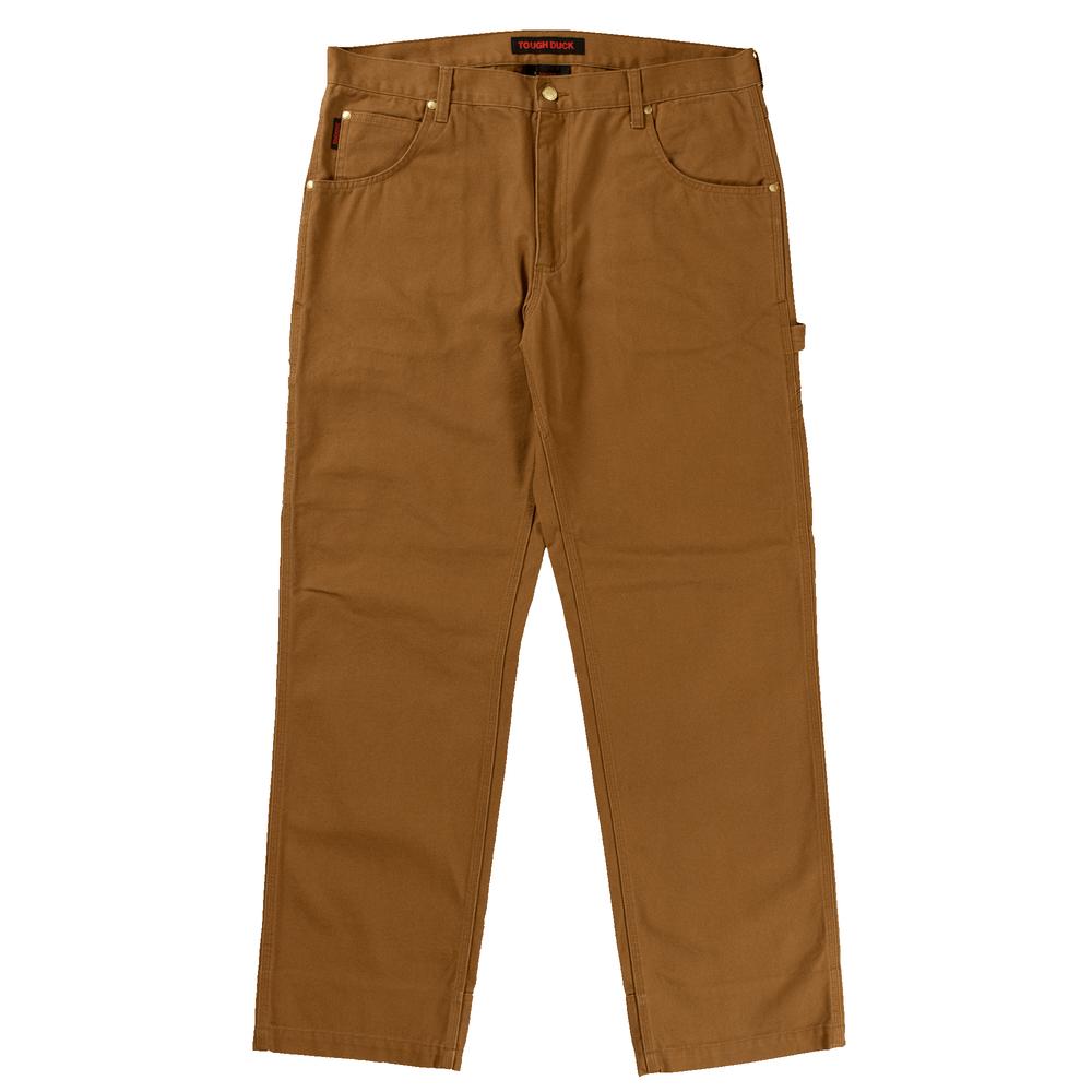 Tough Duck Men's Washed Duck Work Pant BROWN