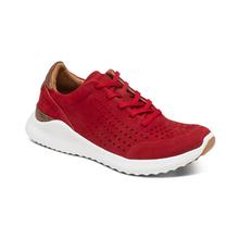 Aetrex Women's Laura Arch Support Sneaker in Red RED